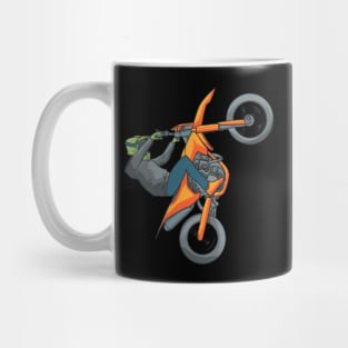 Motorcycle Popping A Wheelie Motorbike Biker Bike Mug